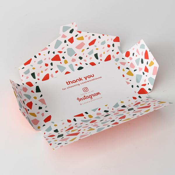 Colorful Design Self Adhesive Tear-Off Strip Ecommerce Shipping Boxes Custom Logo Mail Shipping Box