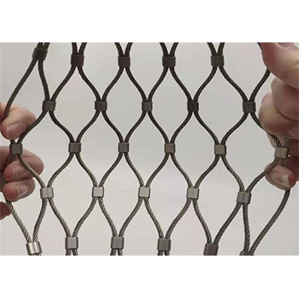 Stainless Steel 316 Black Oxide Wire Rope Mesh Inox Rust Resistant