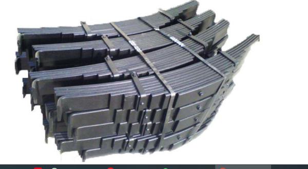1820MM 120mm Trailer Slipper Leaf Springs 7000 Lb Trailer Axle Leaf Springs