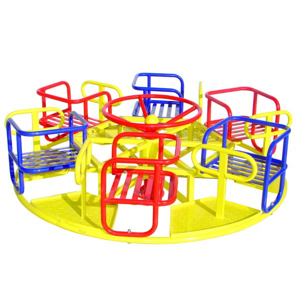 outdoor playground galvanized steel Swivel Chair-ET-E03
