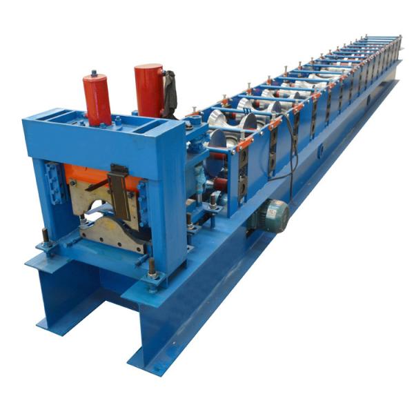 Máquina de Ridge Cap Sheet Roll Forming da telha de telhado do metal com selo de perfuração hidráulico