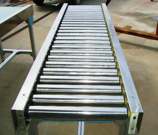 Explosion-Proof Roller Conveyor Line Customized Frame Width 500 mm Roller Diameter 50 mm Manual for Chemical Plants