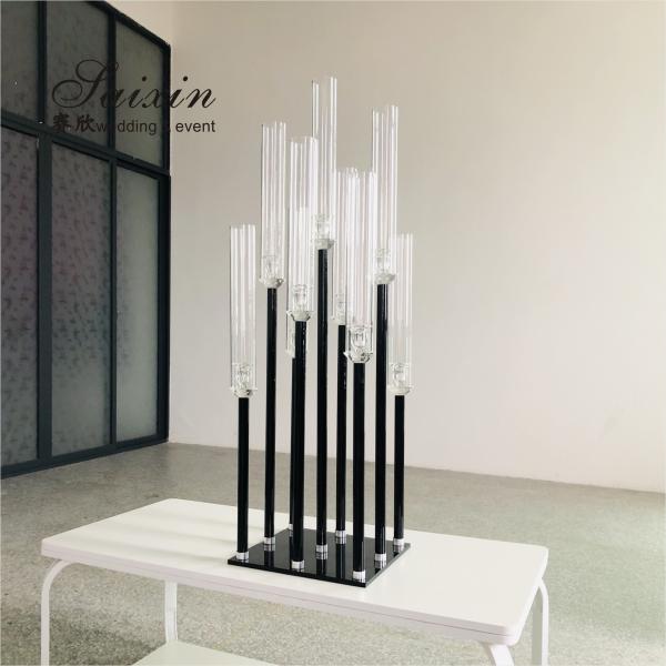 9 Arm Table Crystal Candelabra Wedding Centerpieces For Sale  Large 120cmx35cm