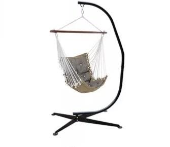 Sturdy Metal C Type Frame Hammock Chair Stand with Modern Design and 300LBS Capacity