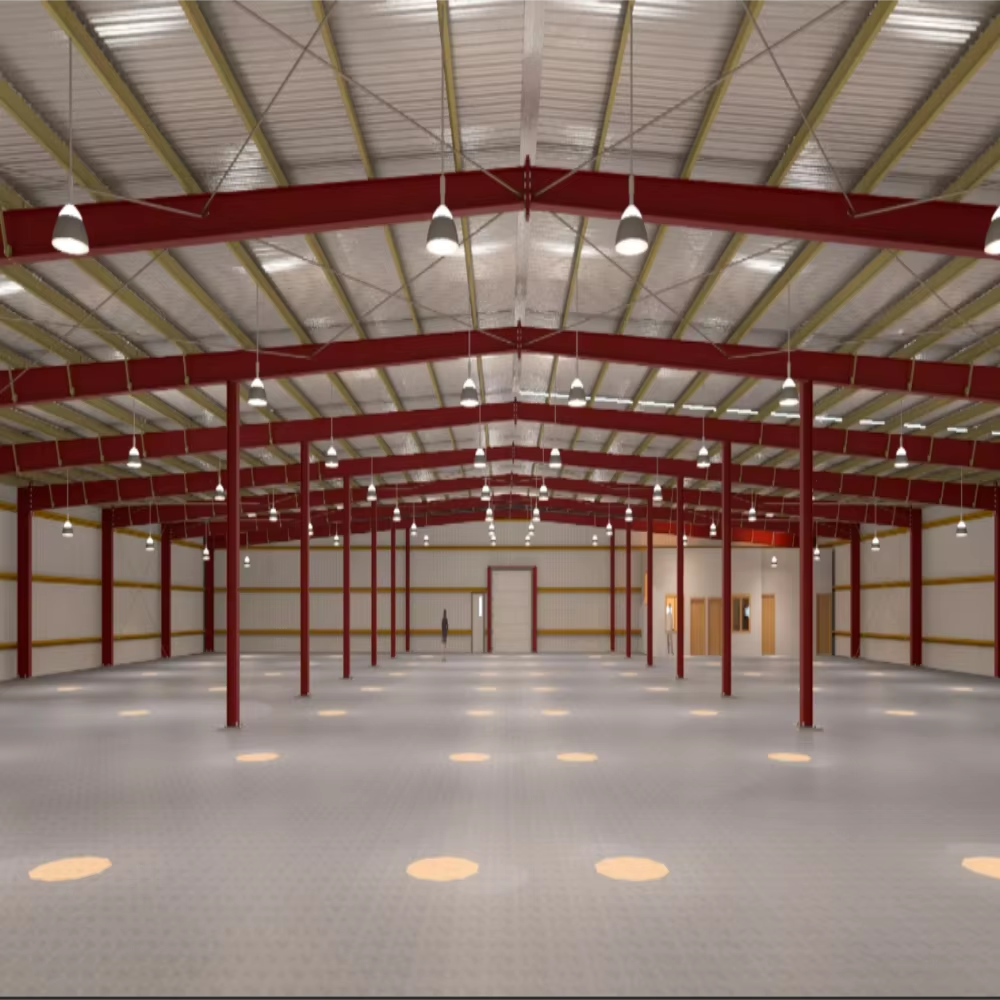 Free Design Prefabricated Steel Structure Factory Industrial Warehouse Steel Factory Building Steel Structures