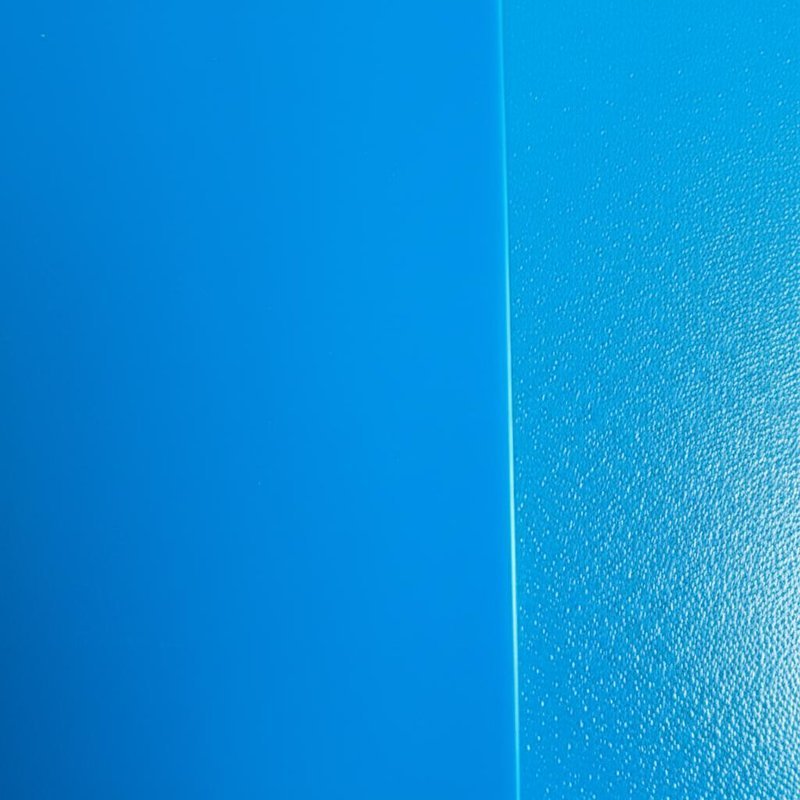 Smooth or Sand Surface Blue Colored Plastic Sheet with 0.93g/cm3 Density and 23Mpa Tensile Strength for Chemical Industry