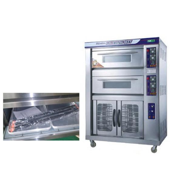 High Temperature Industrial Baking Oven Combination Two Deck Stainless Steel 430