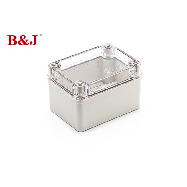 Grey Waterproof Plastic Junction Box IP66 Excellent Mechanical Performance