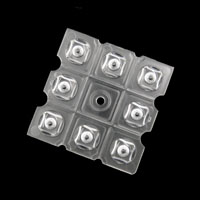 Материал ПК объектива СИД уличного света 8Pcs угла Muti 5050 SMD оптически