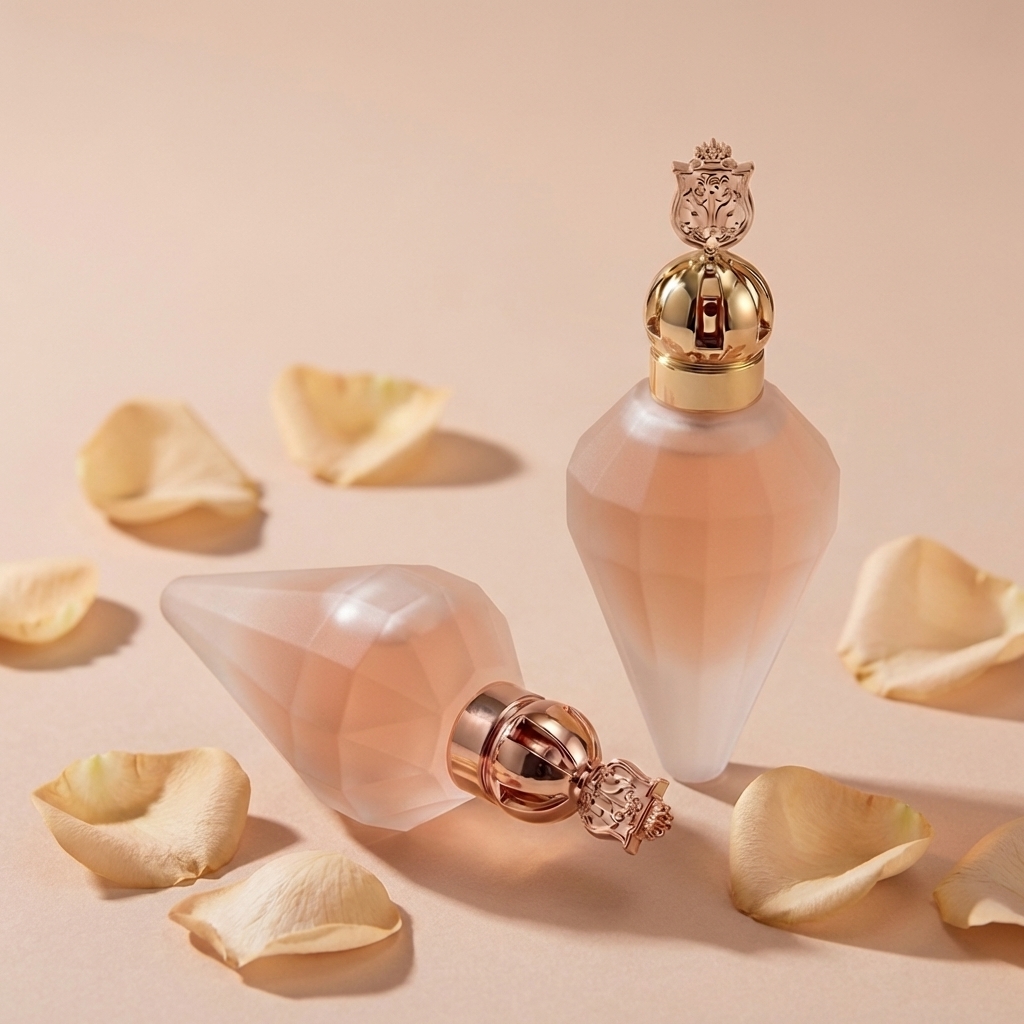 Anding Supplier Premium Custom 90ml Rhombus Refillable Spray Luxury Empty Glass Perfume Bottle
