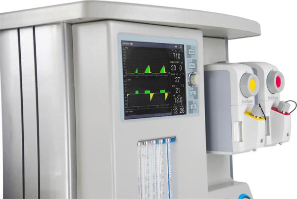 10.4 Inch Surgical Equipment Anesthesia Machine Workstation 2 Vaporizers for Adult Child