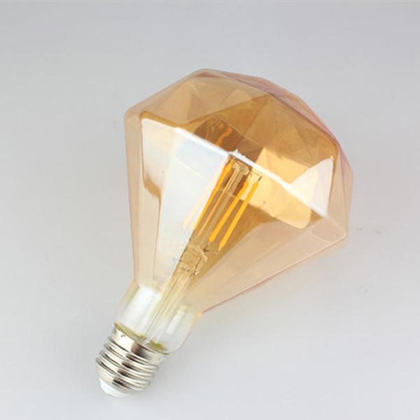 Commercial Led Filament Lamp E27 4w E27 Led Light Bulb Amber Gold G95 G125