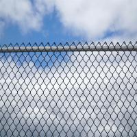 PVC Coated Chain Link Wire Mesh Fence Stainless Steel Chain Link Stadium Fence