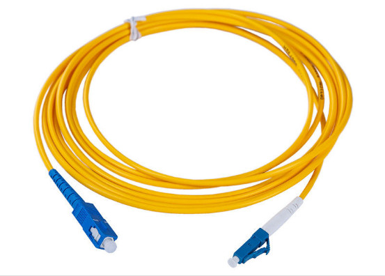 1M / 2M / 3M Lc Fiber Patch Cord , Various Connector Duplex Fiber Patch Cord