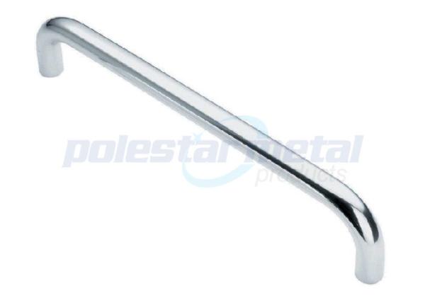Steel Decorative Furniture D Pull Handle 96mm CC For Kitchen Door