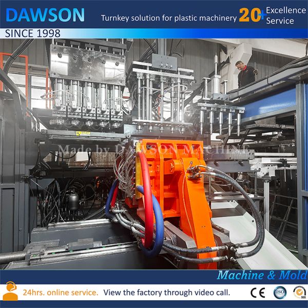 Versatile Wide Mouth HDPE Canister Blow Molder Extrusion Blow Molding Machines for Household Chemicals