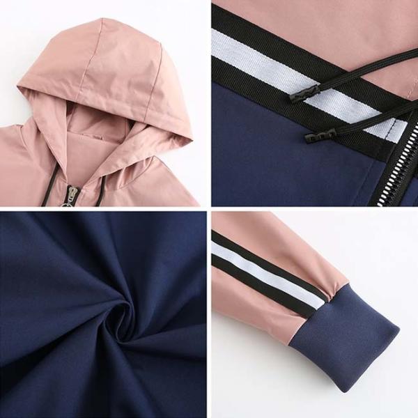 Oem Factory Manufacturer Custom Logo Casual Jackets Lady Spring Autumn Outdoor Waterproof Coat