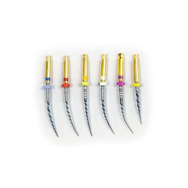 Hot Treatment Dental Rotary Files Protaper Blue Flexible For Curved Canals