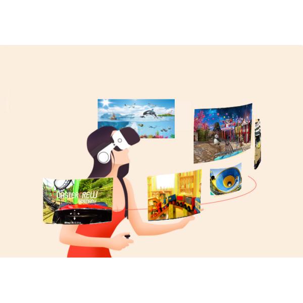 Fiberglass Material Small Area Virtual Reality Motion Simulator With PICO VR Glasses