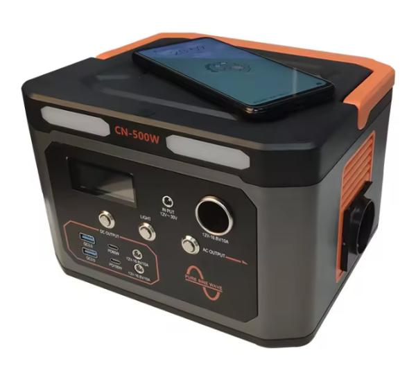 500w 500Wh Portable Power Station 500w 600w 1200w 1500w 2000w 3000w Outdoor Indoor AC Portable Power Station With Solar