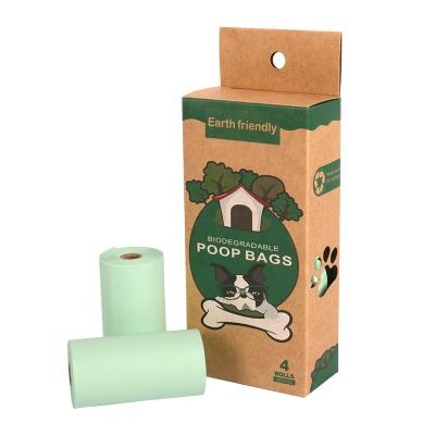 Sacos biodegradáveis do tombadilho do cão da prova do escape do PLA PBAT do amido de milho para animais de estimação