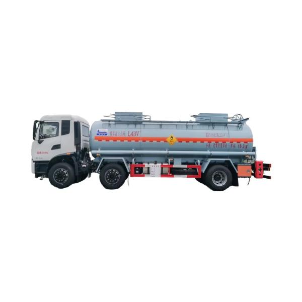 Dongfeng Tianjin Diesel Cargo Truck 15.3 CBM 8*4 Hydrogen Peroxide Transport Truck