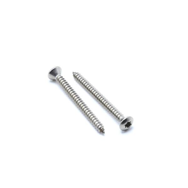 Torx Chipboard Screws Oval Head Star Drive A2 SS AISI 304 Stainless Steel