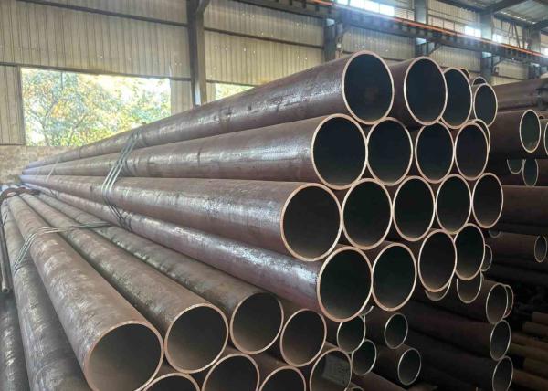 Pipe en acier inoxydable à section ronde laminée à chaud d'une longueur comprise entre 1 et 12 m
