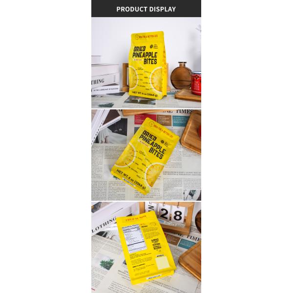 Bolsas de comida para frutas secas con cierre de cerradura Accepto personalizado