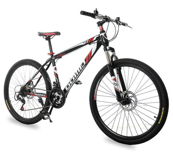 High Carbon Steel On-Road Mountain Bicycle with 21/24/27 Speed and 24inches/26inches/Customizable Wheel Size