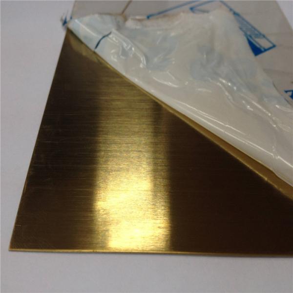 AISI 304 316 stainless steel sheet hairline brass color decorative sheet 4x8 size price