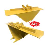Máquina escavadora V Ditch Bucket de KOMATSU, cubeta de cavadura trapezoidalmente antiusura de Q355B V