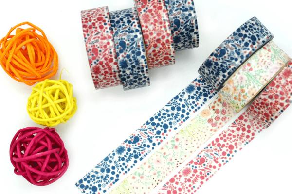 DEC Eco Acrylic CMYK Masking Washi Tape For DIY Laptops