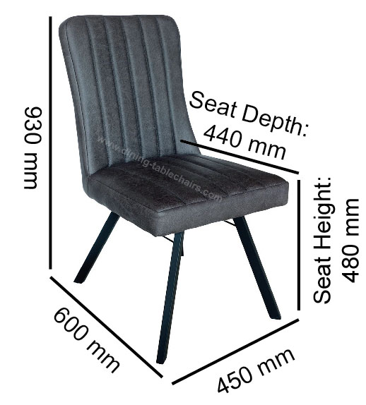 Fabric Contemporary Dining Chairs Upholstered