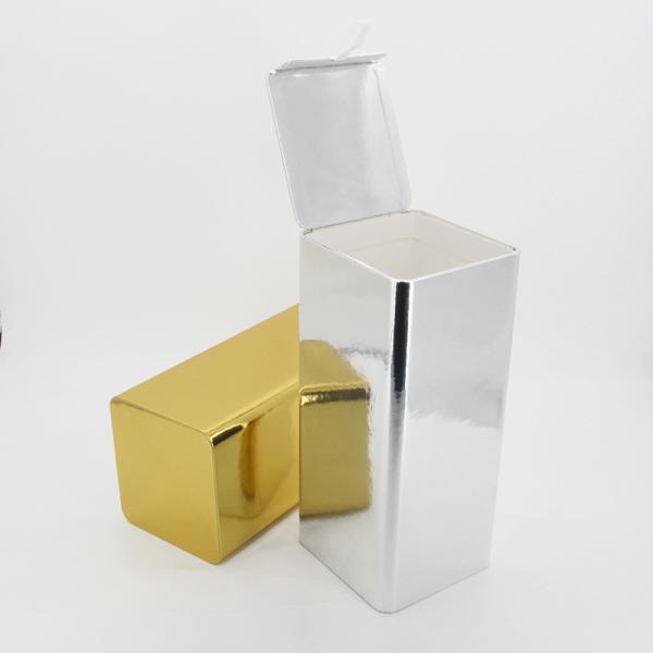Custom Gold Silver Luxury Cardboard Box , Paper Tube Gift Box For Wines