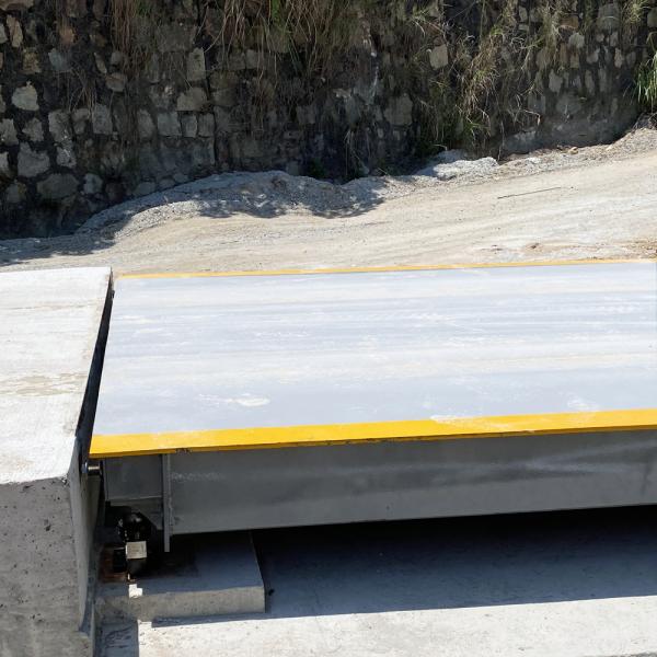 LCD Display 100 Ton Weighbridge Export Truck Scale
