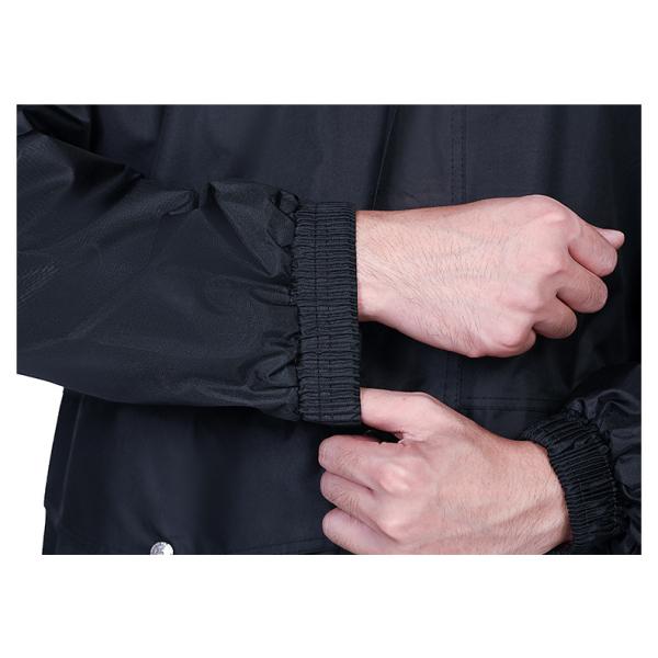 Upgrade your rain protection Adult raincoat set with custom logo and reflective print