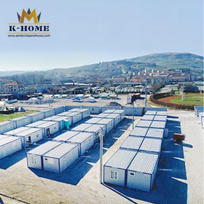 Casas pre feitas disponíveis amigáveis do recipiente de Eco construções modulares do recipiente