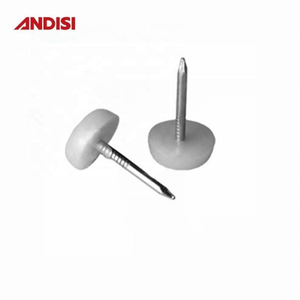 Furniture Leg Protector Foot Skid Nails for Table Modern Design Style White Finish