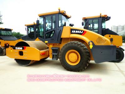 Equipamento pesado vibratório do rolo XS263J XCMG cilindro mecânico da operação do único