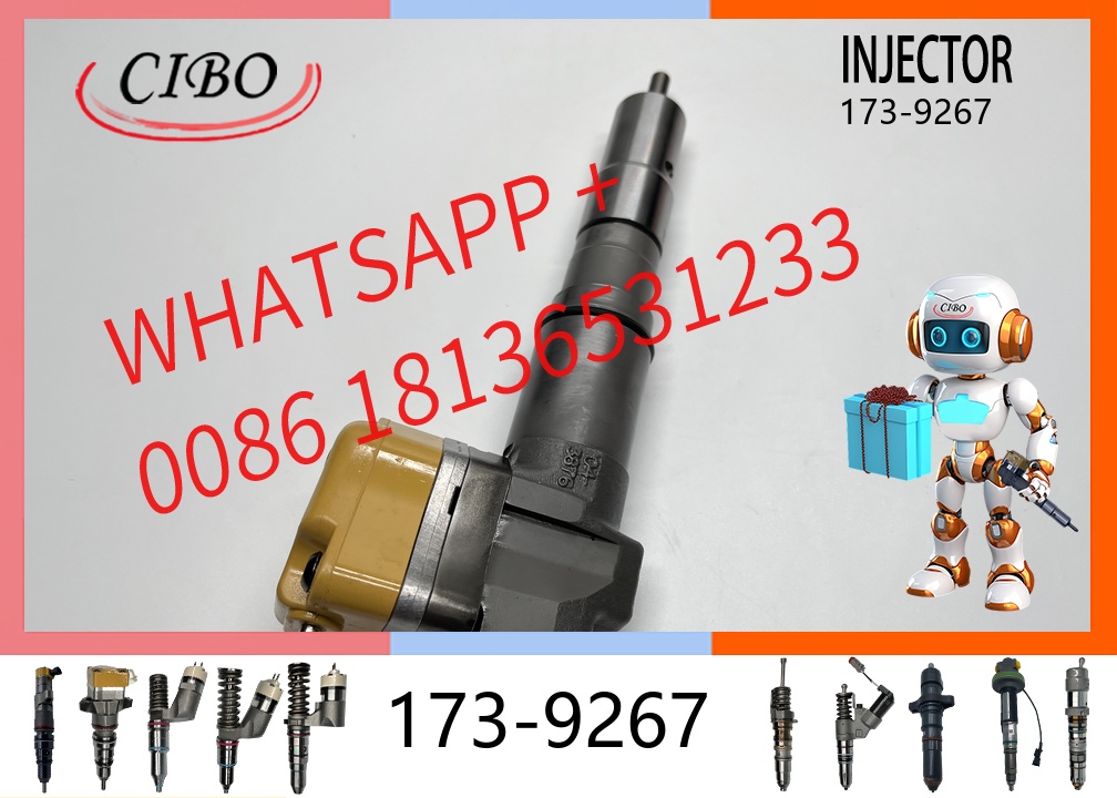 original 173-9267 Fuel Injector for  3412 3412E 3126B 3512B Diesel Engine 5110B Common Rail Injector Diesel Engine Parts Replacement OEM 1739267 173-9268 original new injector