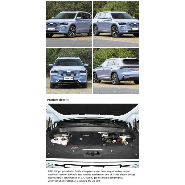 1.5T Гибридные подержанные внедорожники Электрические новые энергетические транспортные средства Geely UNI-K