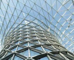 TUV 16/18 Inch light Prefabricated Steel Roof Trusses Aluminum Square Bolt