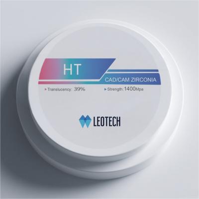 Full Contour Bridge Zirconia Block (3-Unit+) 39% Translucency White Shade 98mm Dental Disc