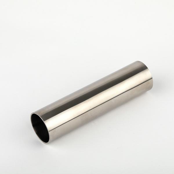 Industry Grade TP316L Stainless Steel Sanitary Pipe Mirror Outside Matt Inside
