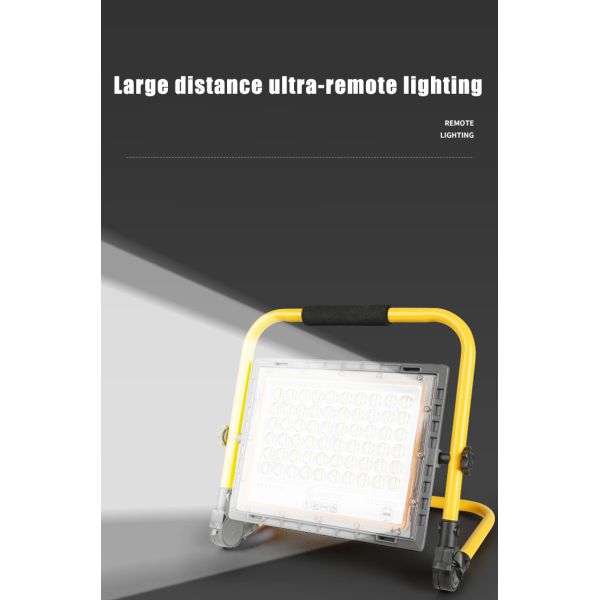 High-Power Portable Charging Floodlight  Adjustable Emergency Lighting Camping, Construction Sites, Home Use