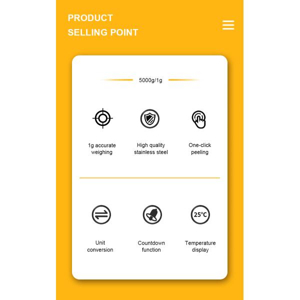 All-Season Digital Food Scale Stainless Steel Kitchen Scale with Bowl and Accurate Weight Measuring Capability