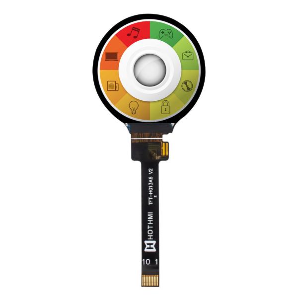 1.3 Inch Round TFT LCD Display | 240x240 Resolution | GC9A01 Driver