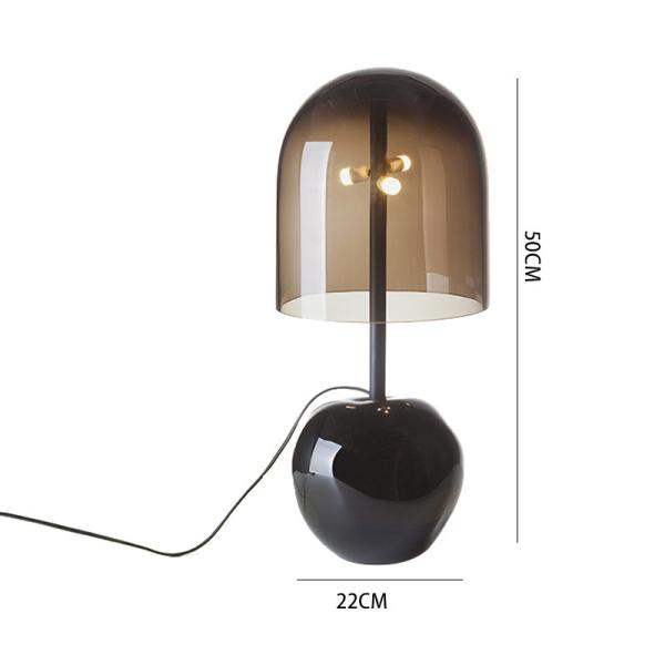 JYLIGHTING French Light Luxury Natural Marble Table Lamp Modern Simple Living Room Bedroom Bedside LED Table Lamps Bedside Table Lamp
