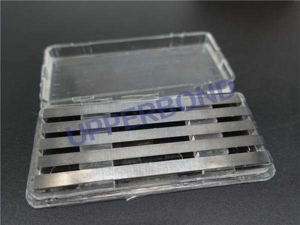 Dureza alta da faca retangular da máquina do cigarro das lâminas de serra 4 * 4 * 93MM